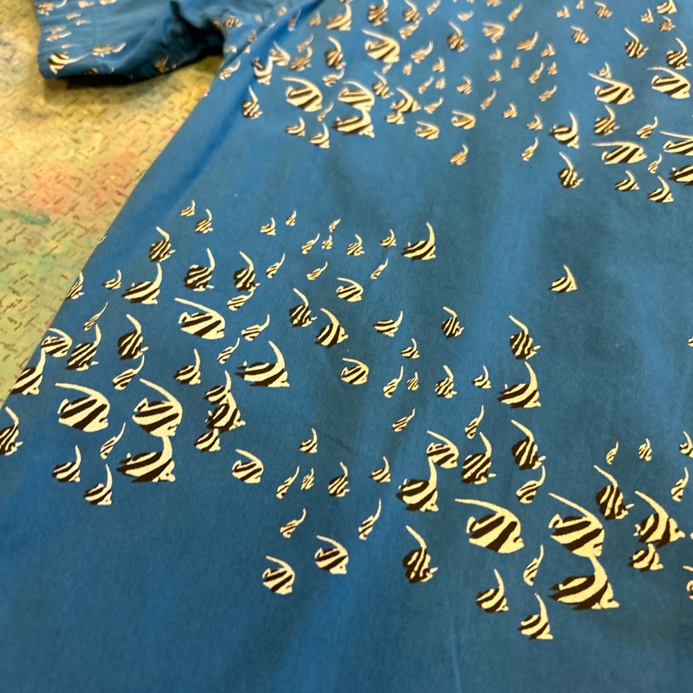 Tropical Fish School Button Down - image 5